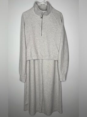 Lululemon Waffle Scuba Cropped Funnel-Neck Half Zip & Mid Rise Wide Leg Pant Set